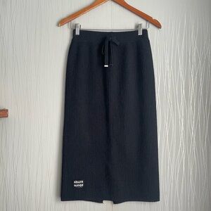 Ébure Knit Knee Length Midi Shirt Ebure Ebure